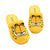 Front - Garfield Unisex Adult Embroidered Slippers