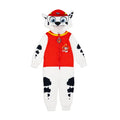 Front - Paw Patrol Childrens/Kids Marshall All-In-One Nightwear