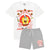 Front - SpongeBob SquarePants Mens Short Pyjama Set