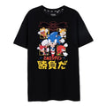 Front - Sonic The Hedgehog Mens Japanese T-Shirt