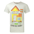 Front - Junk Food Mens My Pad Or Yours Lego T-Shirt