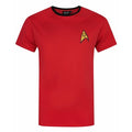 Front - Star Trek Mens Uniform T-Shirt