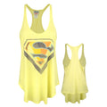 Front - Junk Food Womens/Ladies Superman Racerback Tank Top