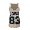 Front - Junk Food Womens/Ladies 83 David Bowie Vest Top