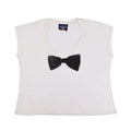 Front - Womens/Ladies Bow T-Shirt