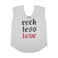 Front - Womens/Ladies Reckless Love Vest Top