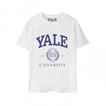 Front - Yale Unisex Adult Logo Short-Sleeved T-Shirt