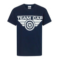 Front - Captain America Civil War Boys Team Cap T-Shirt