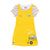 Front - Cocomelon Girls Oh Yeah! Whoa! Pinafore Dress Set