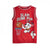 Front - Paw Patrol Boys Slam Dunk Pup Marshall Basketball Jersey Vest Top