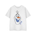 Front - Disney Girls Olaf Short-Sleeved T-Shirt