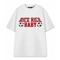 Front - Show Me The Merch Unisex Adult Rice Rice Baby Short-Sleeved T-Shirt