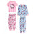 Front - Hello Kitty Girls Long Pyjama Set (Pack of 2)