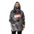 Front - Avengers Mens Logo Blanket Hoodie