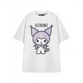 Front - Hello Kitty Womens/Ladies Kuromi Pastel Short-Sleeved T-Shirt