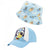 Front - Bluey Childrens/Kids Bucket Hat & Cap Set