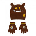 Front - The Gruffalo Childrens/Kids Face Beanie & Gloves Set