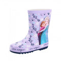 Front - Frozen Girls Elsa & Anna Wellington Boots