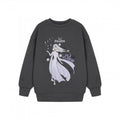 Front - Frozen Girls Elsa Sweatshirt