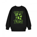 Front - Beetlejuice Childrens/Kids Say It Three Times Sweatshirt