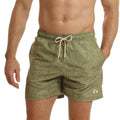 Front - RIPT Essentials Mens Leaf Print Swim Shorts