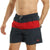 Front - RIPT Essentials Mens Contrast Striped Swim Shorts