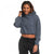 Front - Light And Shade Womens/Ladies Cropped Hoodie