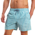 Front - RIPT Essentials Mens Stripe Swim Shorts