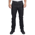 Front - Lee Cooper Mens Denim Stretch Straight Leg Jeans