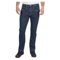 Front - Lee Cooper Mens Stretch Straight Leg Work Jeans