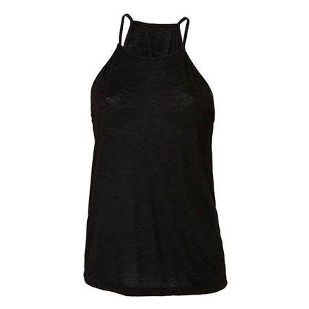 High neck spaghetti hot sale strap tank top