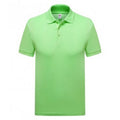 Azure - Front - Fruit of the Loom Mens Premium Cotton Pique Polo Shirt