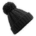 Front - Beechfield Cable Knit Melange Beanie