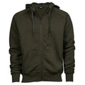 Front - Tee Jays Mens Fashion Zip Hooded Sweatshirt