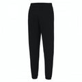 Jet Black - Front - Awdis Mens College Cuffed Ankle Jogging Bottoms