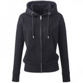 Front - Anthem Womens/Ladies Organic Full Zip Hoodie