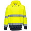 Front - Portwest Mens Two Tone High-Vis Hoodie