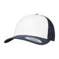 Front - Flexfit Unisex Adult Retro Coloured Trucker Cap