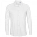 Front - NEOBLU Mens Basile Pique Formal Shirt