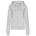 Front - Awdis Womens/Ladies Full Zip Hoodie