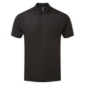 Dark Grey - Front - Premier Mens Coolchecker Pique Polo Shirt