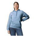 Sky Blue - Front - Gildan Unisex Softstyle Midweight Hoodie