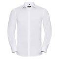 Front - Russell Collection Mens Ultimate Stretch Long-Sleeved Formal Shirt