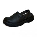 Front - Comfort Grip Unisex Adult Press Stud Strap Clogs