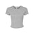 Front - Bella + Canvas Womens/Ladies Heather Crop Top