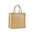 Front - Westford Mill Mini Starched Jute 6L Shopper Bag