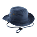 Front - Beechfield Unisex Adult Outback Leather Lined Panama Hat