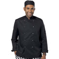 Front - Dennys Unisex Adult Press Stud Long-Sleeved Chef Jacket