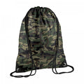 Front - Bagbase Premium Camouflage Drawstring Bag