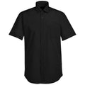 Front - Brook Taverner Mens Rosello Poplin Short-Sleeved Formal Shirt